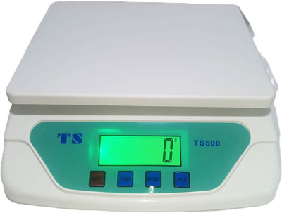 MSNL New Ts-500-White-power up 30kg x 1gm weighing machine tare function, scale Weighing Scale(Off-White)