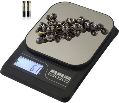 VBR's Group 10 Kg Counter Weight Machine With 2 AA Batteries - for Home & Kitchen, Shop Weighing Scale(Multicolor)