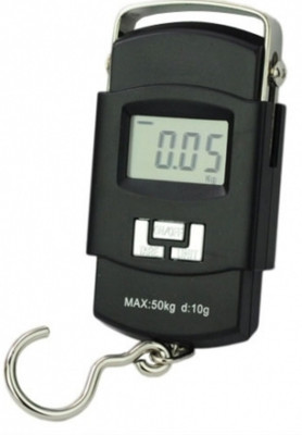 TodayAndCo Metal Hand 10g-50kg Digital Hanging Luggage Weight Scale Weighing Scale(Black)