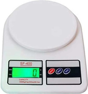 AZ PRODUCTS 10kg/1g mini Vegetable Kitchen SF 400A Adapter Weighing Scale(White)