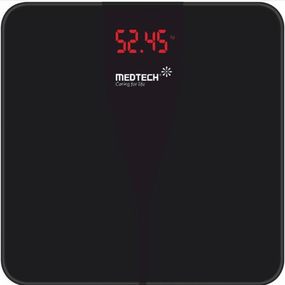 THOUGHTECH Medtech WS05 Ultra-Thin Automatic Personal Digital Weighing Scale(Black)