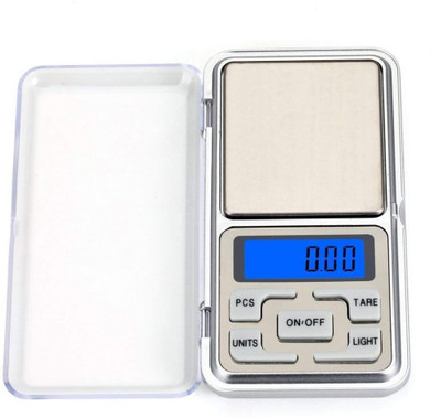MOBONE Digital Pocket Scale 0.01G To 200G For Kitchen Jewellery Weighing Scale(Silver)