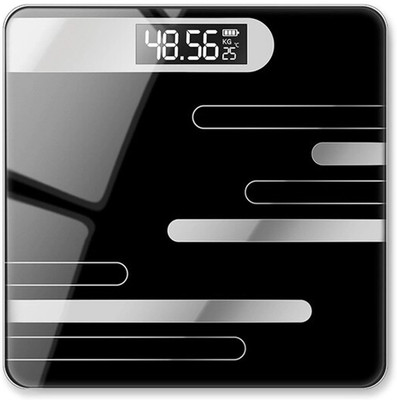 ACU-CHECK Digital Body Weight Bathroom Scale And Ultra-Wide Platform Easy Read Backlit LCD Weighing Scale(Black)