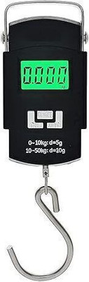 TodayAndCo 50Kg Fish Hook Electronic Portable Scale Weighing Scale(Black)