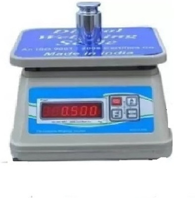 D-DEVOX BSJ- ABS-30Kg/1g Quality Platform WEIGHING QEUIOPMENT For Kitchen/Shop INOS Weighing Scale(WHITE BLUE)