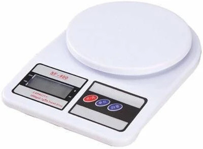 TrendzyHub Kichen Scale Measuring Food Vegetable and more. (SF-400A) Weighing Scale Weighing Scale(White)