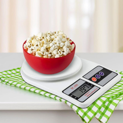 TurtleHub SKL-6567 Electronic Kitchen Digital Weighing Scale(White)