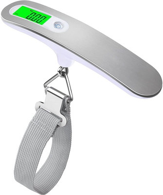 FORMONIX Digital Luggage Scale,Travel Luggage Weight Scale,Portable Digital,Up to 50 Kg Weighing Scale(Silver)