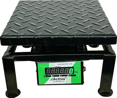 ACTIVA 100kg weighing scale,Double display weight machine for shop,MS 10g accuracy Weighing Scale(Black)