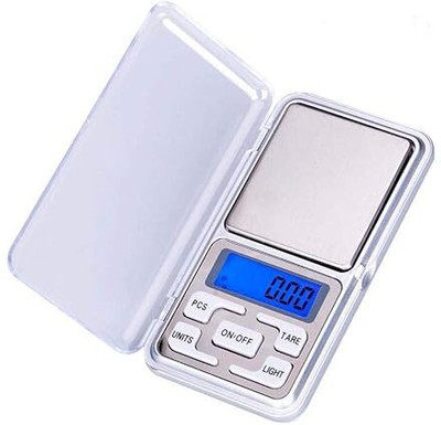 BTS Small Precision Scale for Jewelry and Kitchen Essentials Weighing Scale(Silver)