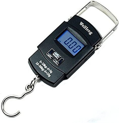 greencom Weight Scale 50 kg Capacity, Accuracy 5g/10g, Hanging Digital Weight Machine Weighing Scale(Black Luggage, Portable,Weight Machine for Luggage, Flight Travel, Cylinders) greencom Weight Scale 50 kg Capacity, Accuracy 5g/10g, Hanging Digital Weight Machine Weighing Scale(Black Luggage, Portable,Weight Machine for Luggage, Flight Travel, Cylinders)