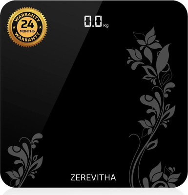 ZEREVITHA Digital Weighing Scale, Premium Weighing Machine for Precise Measurement Weighing Scale(Black)