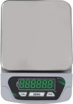 RAJA PVC Fiber With Steel Frame Body Weighing Scale Weighing Scale(Silver)