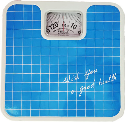 LISAMED Mechanical Bathroom Scale, Capacity 130Kg Weighing Scale(Blue)
