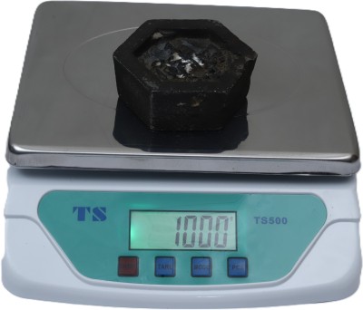 Skeisy STEEL TS-500 SCALE POWER 30KG,1GM AND TARE FUNCTION WITH OVER LOAD INDICATOR Weighing Scale(White, Blue, STEEL)