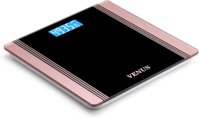 Venus (India) EPS-1199 Digital Electronic Personal Weight Machine for Body Weighing Scale(Rose Gold, Black)