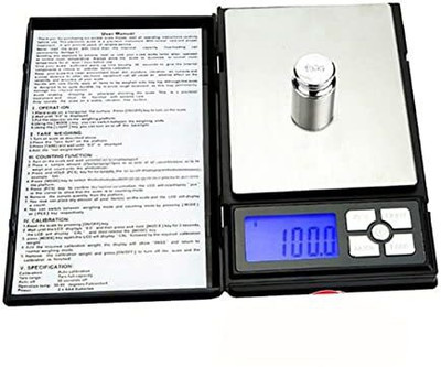 SELMEZ notebook scale weight scale 600g Weighing Scale(Black)