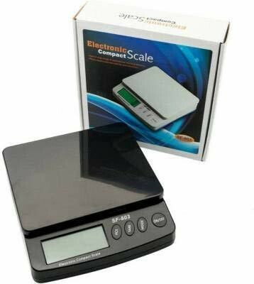 SELMEZ SF-803 Weight Capacity 30kg Electronic Weighing Machine balance Scale Weighing Scale(Black)