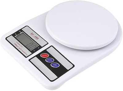 MCP SF-400 Multipurpose Digital Kitchen Weighing Scale with Backlight Display Weighing Scale(White)