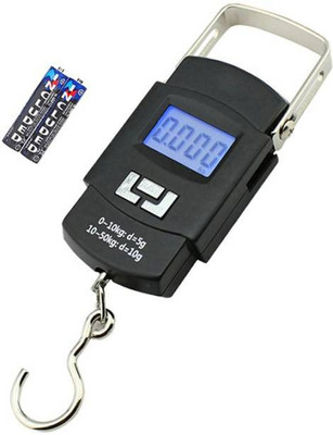 Kelo Portable Luggage Weighing Machine KKal173 Weighing Scale(Black)