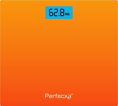 Perfecxa Digital Personal Smart weighing scale for Body weight (Orange) Weighing Scale(Orange)