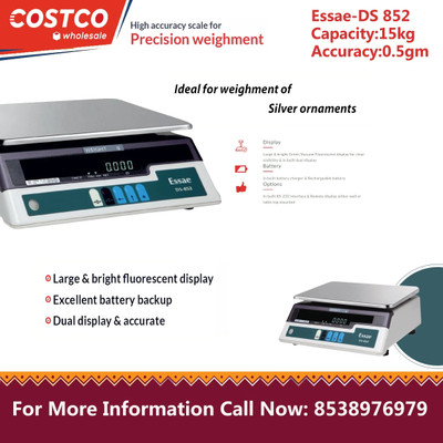 Essae DS-852 Weighing Scale(White, Blue, Green)