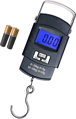 SBTs 50Kg Portable Hanging Luggage Weight Machine C478QA Weighing Scale(Black)