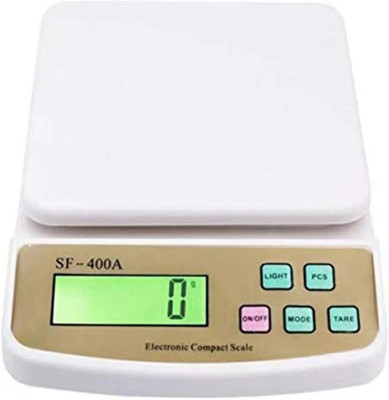 Hiwaga Electronic Kitchen Digital Weighing Scale with Tare Function Weighing Scale(White)