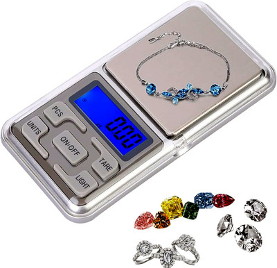 vbnk HIGH QUALITY ELECTRONIC DIGITAL PROFESSIONAL-MINI-POCKET-SCALE Weighing Scale(White)
