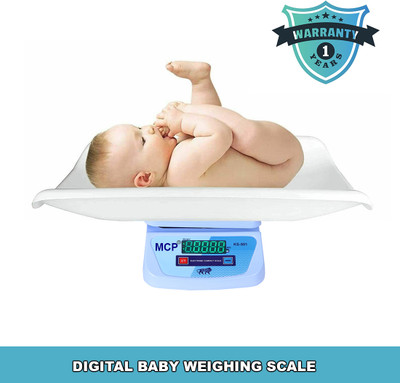 Dr care Digital Baby Dual Screen Rechareable Baby Scale Newborn Baby with Tray & Adaptor Weighing Scale(White)