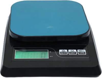 MSNL New Sf-413 kitchen scale power 10kg-1gm, on-off, Tare, Unit, Overload indictor Weighing Scale(Black)