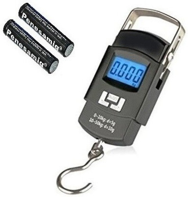 Napier Hanging Scale, LCD Screen 50kg Portable Electronic Digital weight scale B2 Weighing Scale(Multicolor)