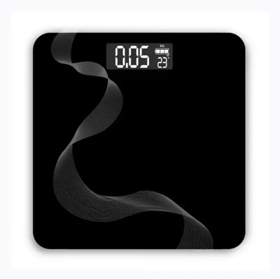 BELENZO Bathroom Scale for Body Weight Highly Accurate Digital Weighing Machine People Weighing Scale(Black)