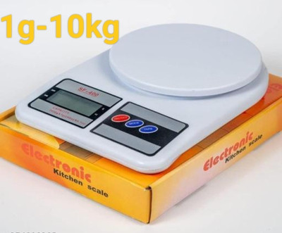 Nirmal Electronic Weight Scale With Digital LCD Display Mini Weighting Scale 10kg Weighing Scale(White)