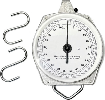 AMAZECARE Hanging Hook Scale for Industrial Factory Use 100Kg Weighing Scale Weighing Scale(White, Grey, Black)