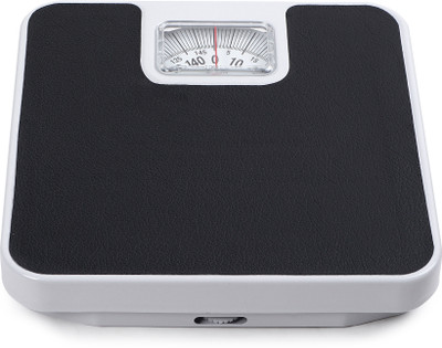 ACU-CHECK Analog 150kg Weight Machine for Human Body Weighing Scale Weighing Scale(Black 150-KG)