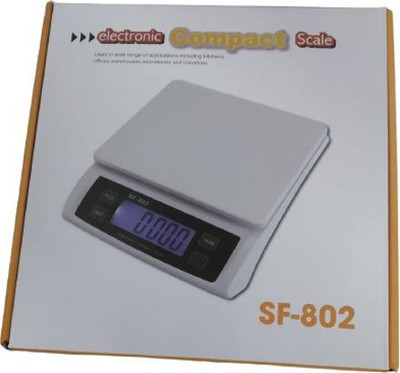Skeisy Digital SF-802/KS-009 30kg With Adapter SB-BH-SWA Weighing Scale Weighing Scale Weighing Scale(STEEL, Black)