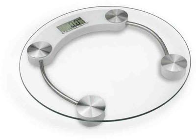 ACU-CHECK Electronic Weighing Balance Scale 180kg round body digital bathroom DigitalScale Weighing Scale(transparent)
