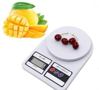 TYSMNT Electronic Weight Machine With Digital LCD Display Mini Weight Scale 10kg Weighing Scale(White)