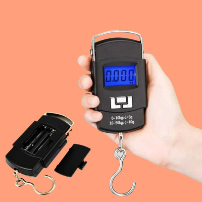 AirSoft Scale For Flights, Compact And Reliable Travel Luggage Scale Digital Display AN Weighing Scale(Black)