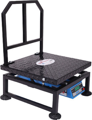 I Global 100KG FRONT AND BACK DUAL DISPLAY (400 X 400mm) Weighing Scale(Black)