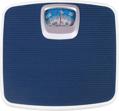 ACU-CHECK Analog Weight Machine, Weight machine for Human Body, Weighing Scale-Blue-130Kg Weighing Scale(Blue)