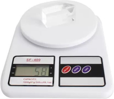 SONALEX 10 Kg Digital Kitchen Weight Kata Scale electronic machine Weighing Scale(White)