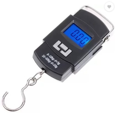 Your Vendor Portable Hanging Luggage Weight Machine Digital for Weighing Household Items Weighing Scale(Black)