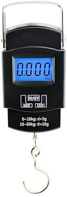 Oye Electro HEAVY DUTY PORTABLE HOOK TYPE DIGITAL LED SCREEN LUGGAGE WEIGHING SCALE 50 KG Weighing Scale(Black)