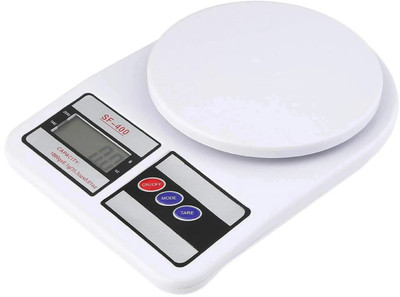 Sidra sf 400 1gm to 10kg Electronic Digital Weighing Scale Weighing Scale(White)