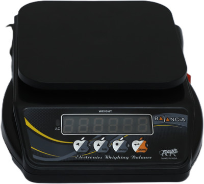 Skeisy New Mini Balancia Digital kitchen scale power up 10kg-1gm, rechargeable battery Weighing Scale(Black)