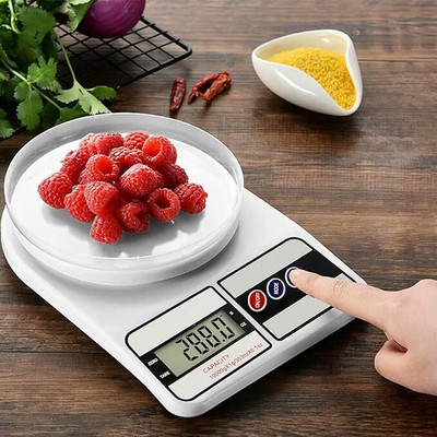 NUCLETRIC Electronic Digital Kitchen Scale 10kg For Home Baking, Fitness & Balanced Diet Weighing Scale(Multicolor)