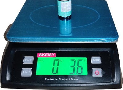 Skeisy DIGITAL WEIGHING SF-802 MACHINE WITH POWER UP 30KGX1GM Weighing Scale(Black)