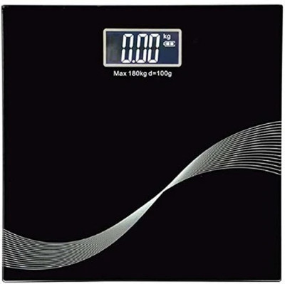 ROMJ Body Weight Weighing Scales For Body Weight, Weight Scale Digital Weighing Scale(Black)